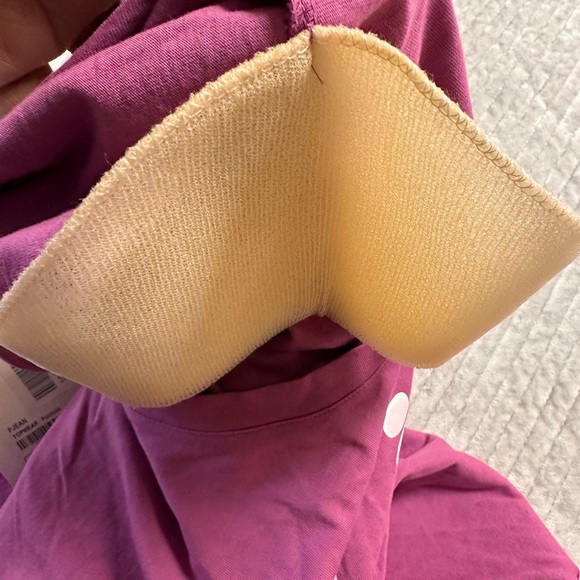 P_JEAN Fuchsia‎ Long Sleeve Top Made in Italy 100% Cotton Sz L NWT A 0263 - Picture 9 of 10